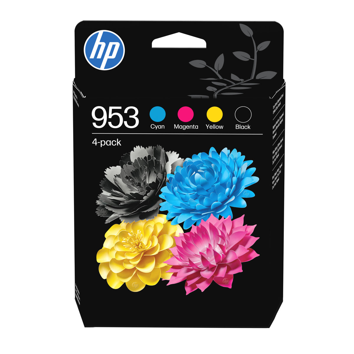 HP 953 Sort Gul Cyan Magenta Blæk 6ZC69AE