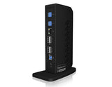 ICY BOX IB-DK2252AC Wired USB 3.2 Gen 1 (3.1 Gen 1) Type-C Black