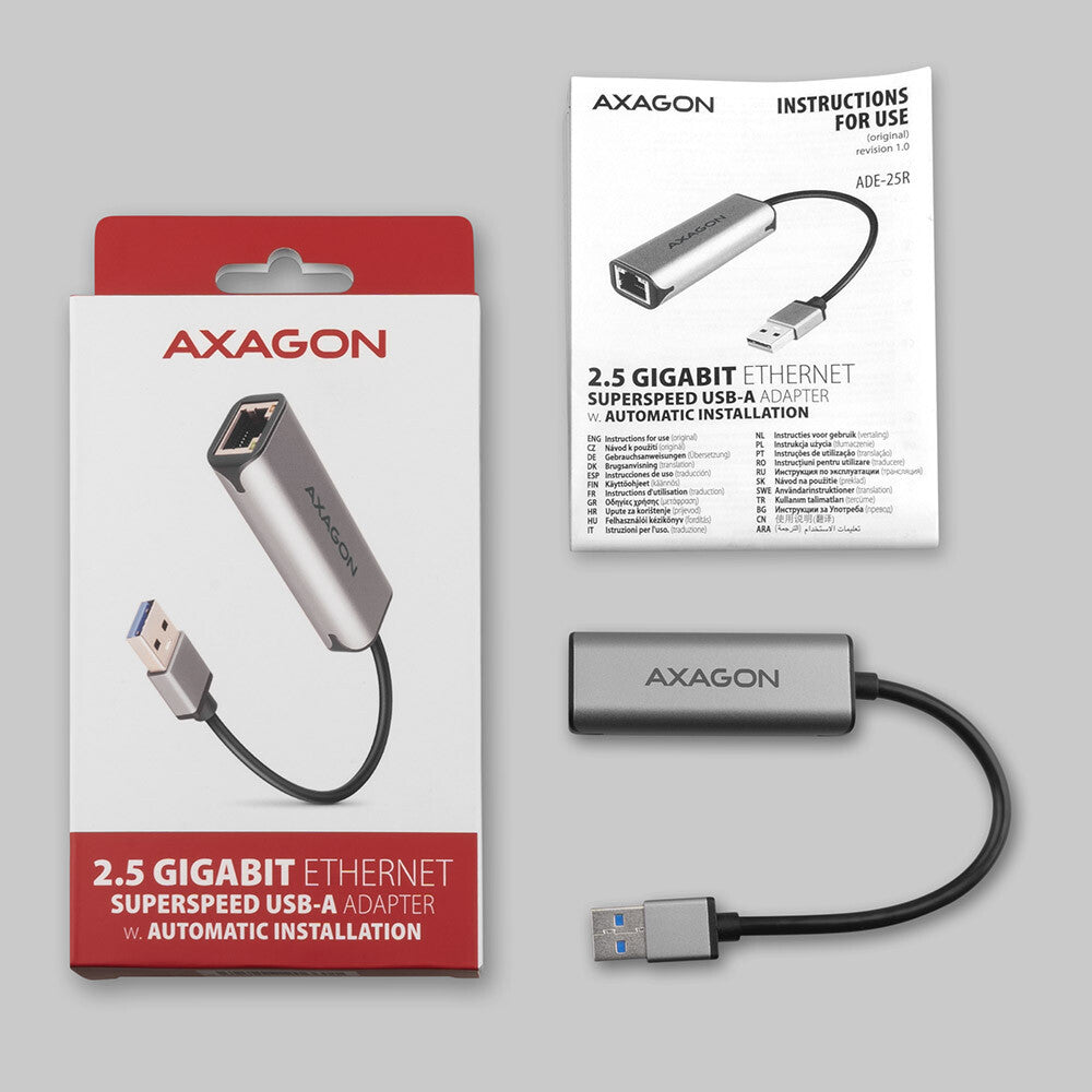 Axagon ADE-25R netværkskort Ethernet 2500 Mbit/s