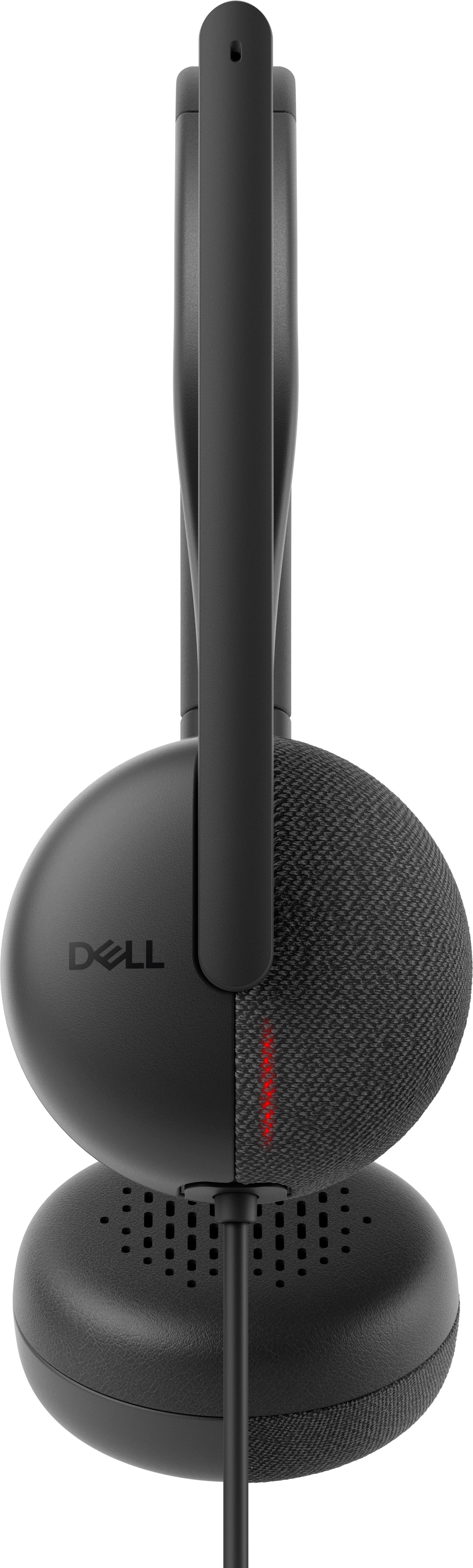 DELL WH3024 Headset Ledningsført Kontor/Callcenter USB Type-C Sort