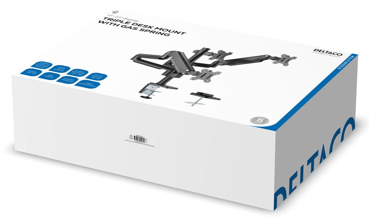 Deltaco ARM-0352 Triple mount