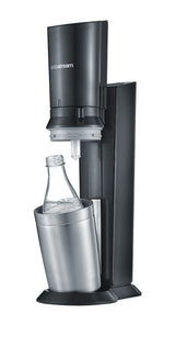 SodaStream Crystal 3.0 Metal, Rustfrit stål Sort