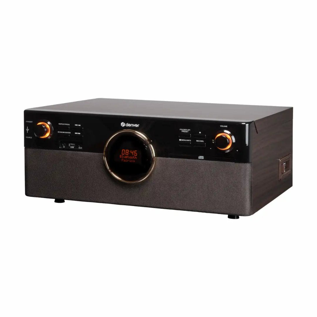 Denver MRD-180DW Retro Musikanlæg - Dark Wood