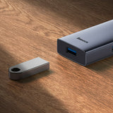 Baseus UltraJoy 5-Port Ledningsført USB 3.2 Gen 1 (3.1 Gen 1) Type-C Grå