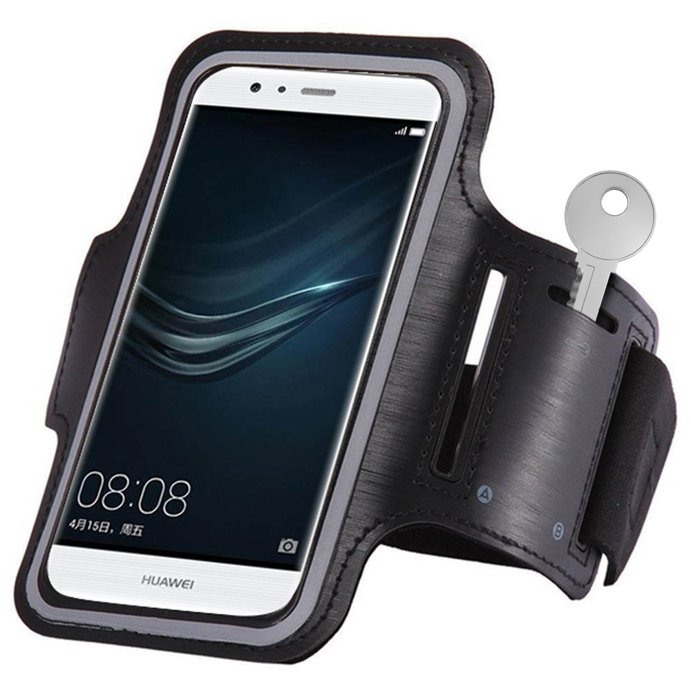 Universal Running Armband til 6" Smartphones sort