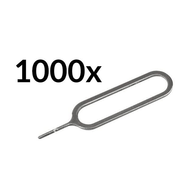 1000 stykker taske - Sim-kort åbning værktøj / Sim fjernelse værktøj iPhone 3G 3GS 4 4G 4S