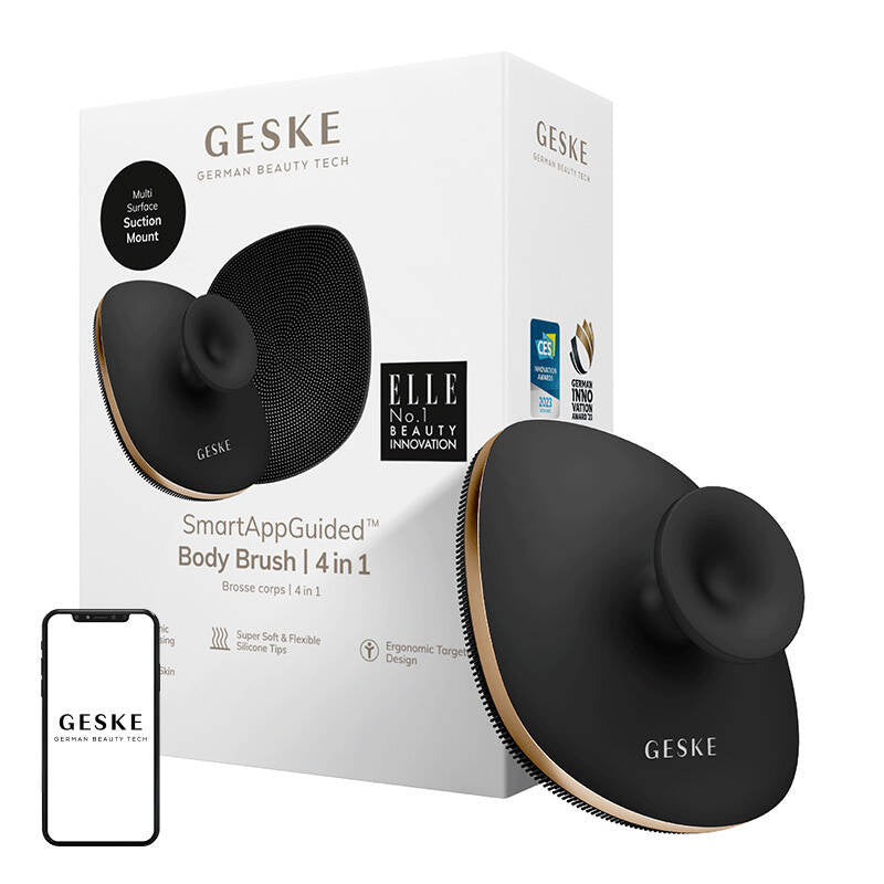 Geske Body Brush 4 i 1 (grå)