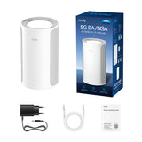 Cudy P2 trådløs router 2.5 Gigabit Ethernet Dual-band (2,4 GHz / 5 GHz) 5G Hvid