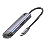Mcdodo HU-7420 6-i-1 USB-C-hub (USB-C, USB3.0*2, SD, TF, HDMI)
