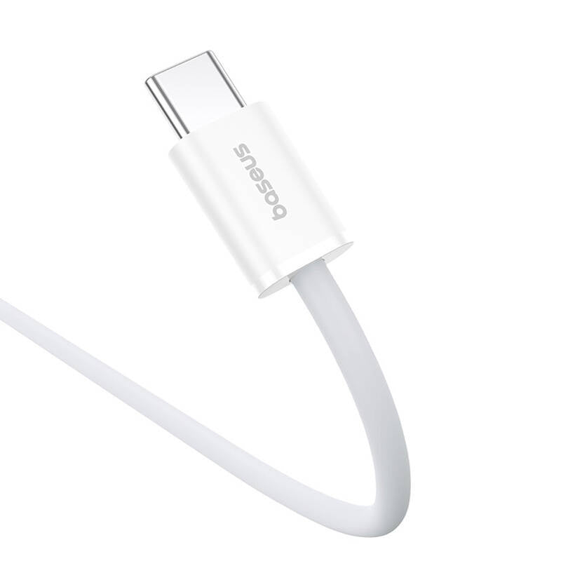 Kabel szybkiego ładowania USB-C til USB-C Baseus Superior 2 100W 1m (hvid)