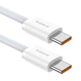 Kabel szybkiego ładowania USB-C til USB-C Baseus Superior 2 100W 1m (hvid)