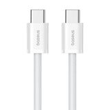 Kabel szybkiego ładowania USB-C til USB-C Baseus Superior 2 100W 1m (hvid)
