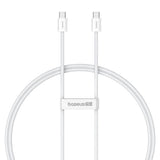 Kabel szybkiego ładowania USB-C til USB-C Baseus Superior 2 100W 1m (hvid)