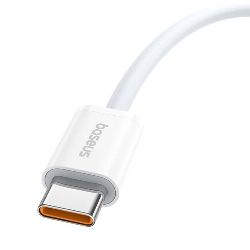 Kabel szybkiego ładowania USB-C til USB-C Baseus Superior 2 100W 1m (hvid)