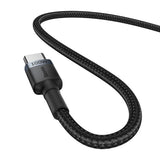 Cable Baseus Cafule USB-C til USB-C 100W,1m, 2psc (rød sort, grå sort)