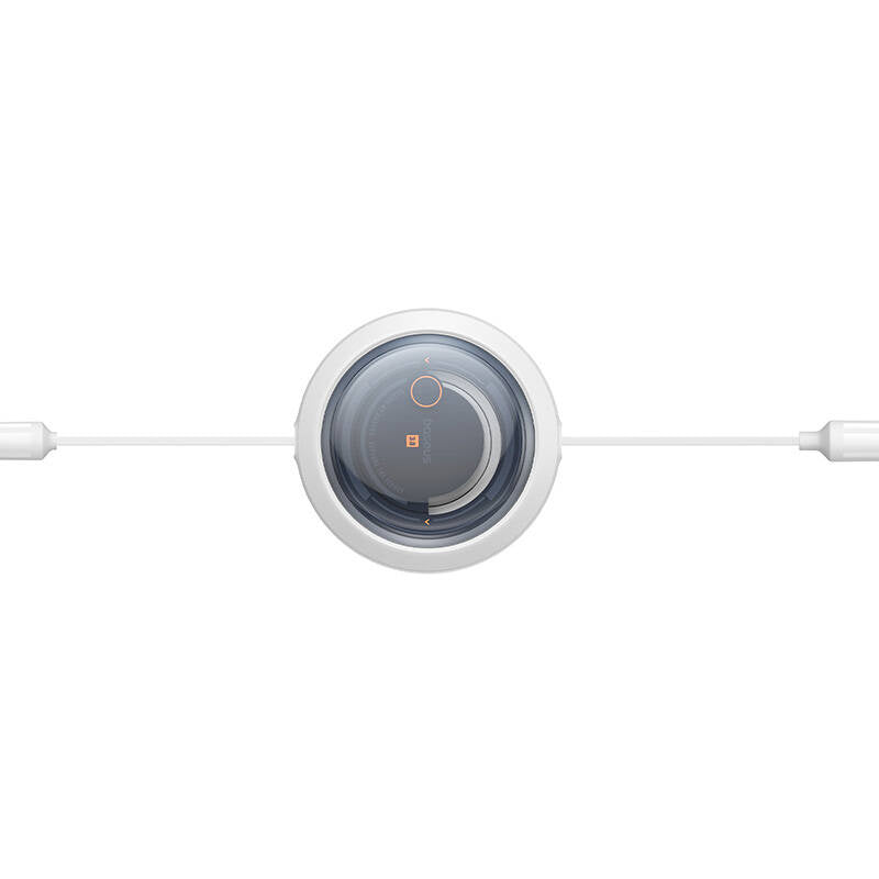 Hurtig opladningskabel 3in1 Baseus Free2Draw, USB til mikro USB+USB-C+Lightning, 3,5 A, 1,1 m (hvid)