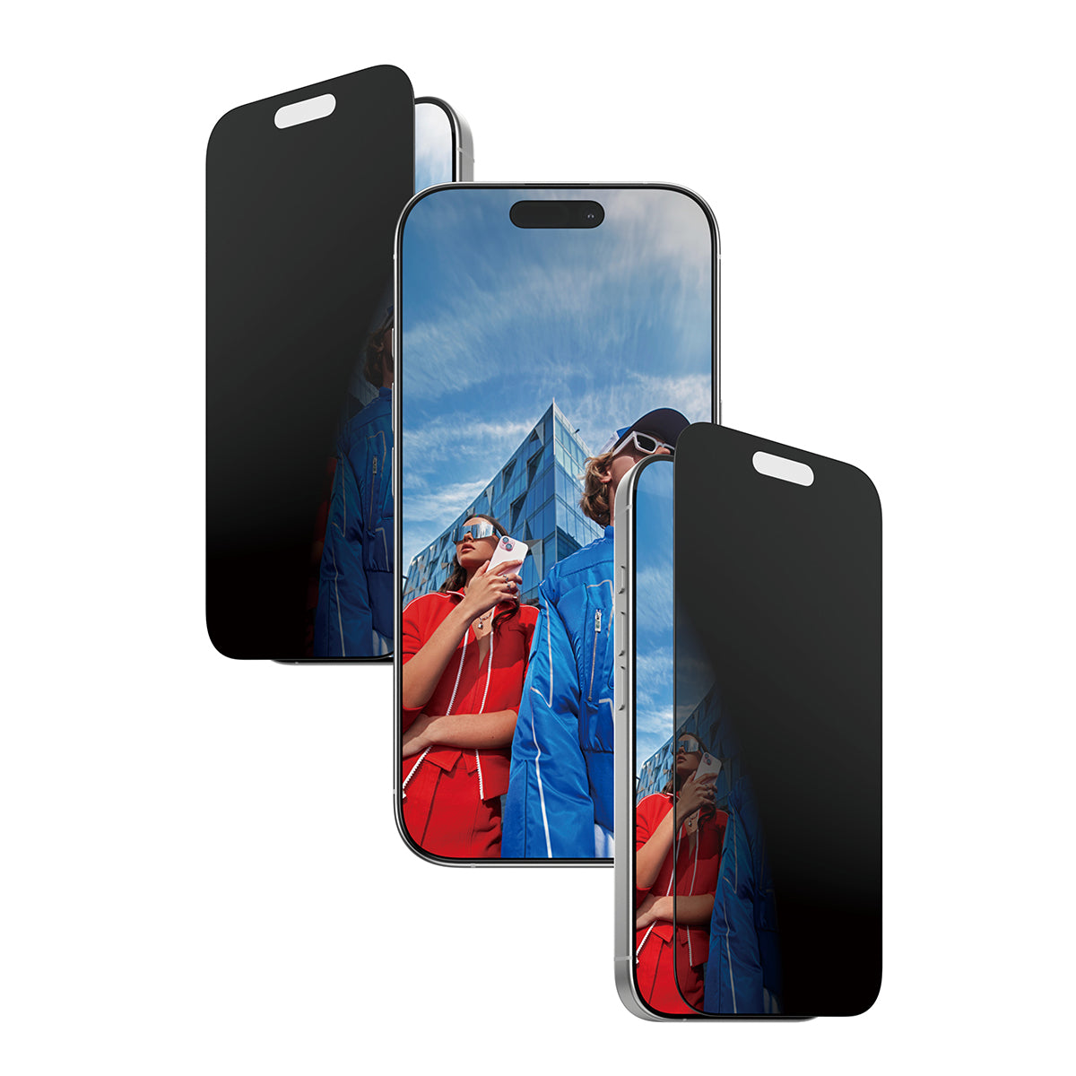 PanzerGlass ® 2-Way Privacy Skærmbeskyttelse iPhone 17 | iPhone 16 Pro | Ultra-Wide Fit m. EasyAligner