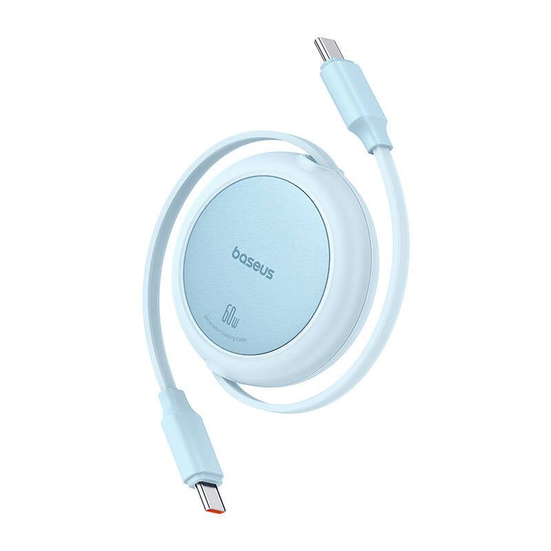 Baseus Free2Pull Mini USB-C til USB-C 60W USB-kabel, 1 m (blå)