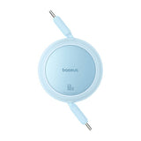 Baseus Free2Pull Mini USB-C til USB-C 60W USB-kabel, 1 m (blå)