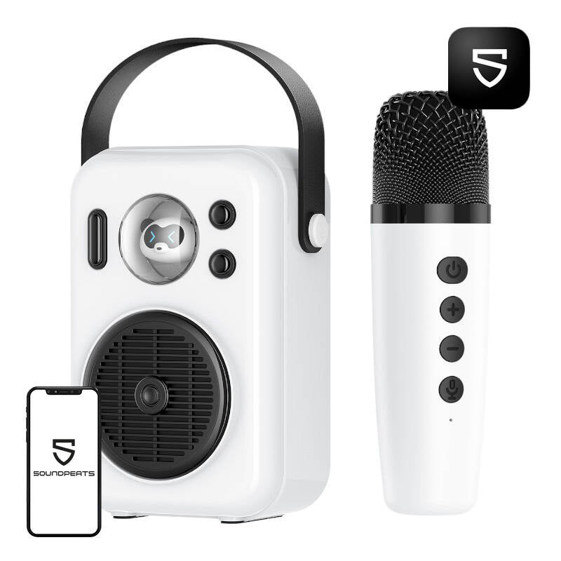 Trådløs Bluetooth-højttaler Soundpeats Hi-sing (hvid)