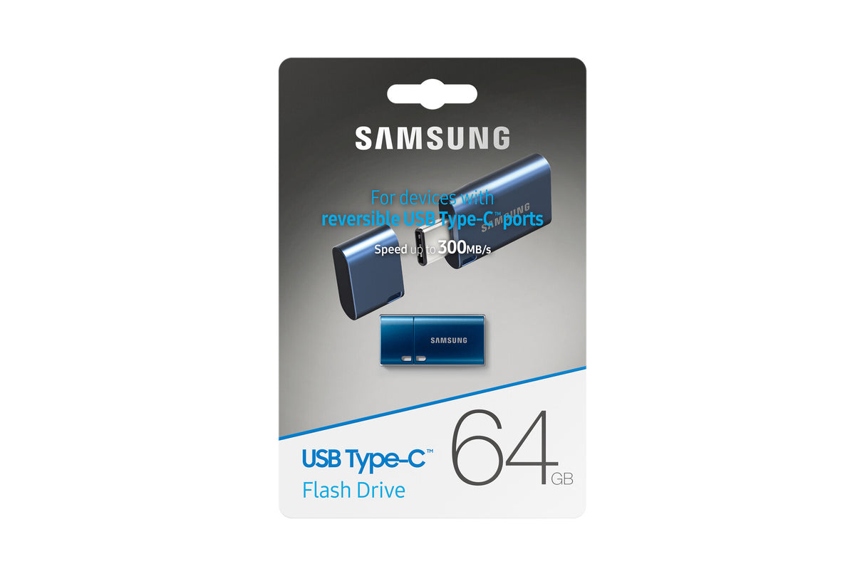 Samsung MUF-64DA USB-nøgle 64 GB USB Type-C 3.2 Gen 1 (3.1 Gen 1) Blå
