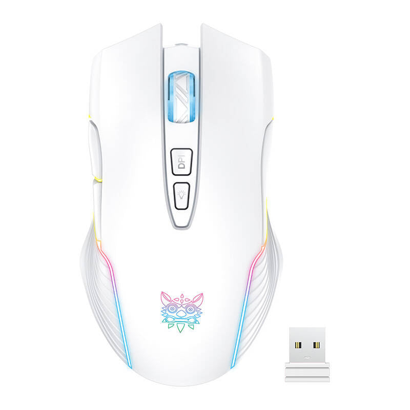 Onikuma CW905 hvid trådløs spilmus
