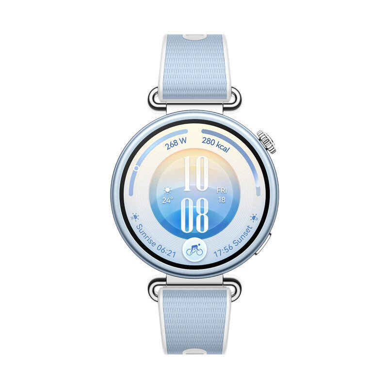 Huawei WATCH GT 7 41mm 3.35 cm (1.32") AMOLED Digital 466 x 466 pixels Touchscreen Blue, Silver Wi-Fi GPS (satellite)