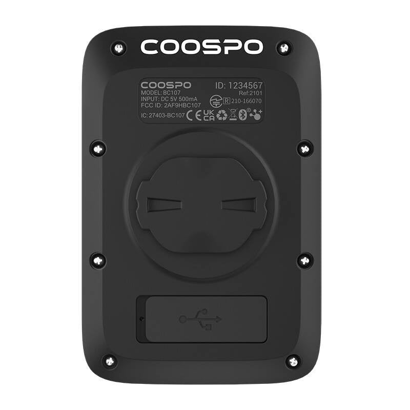 Bike Computer Coospo BC107 kompatibel med z: Strava, Trainingpeaks osv.