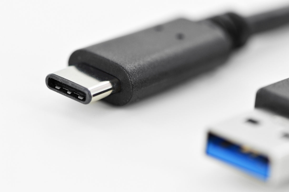 Digitus AK-300136-010-S USB-kabel USB 3.2 Gen 1 (3.1 Gen 1) 1 m USB C USB A Sort