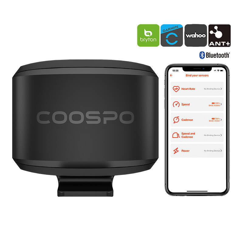 Speed Sensor Coospo BK9S kompatibel med Wahooo, Garmin, Bryton osv.
