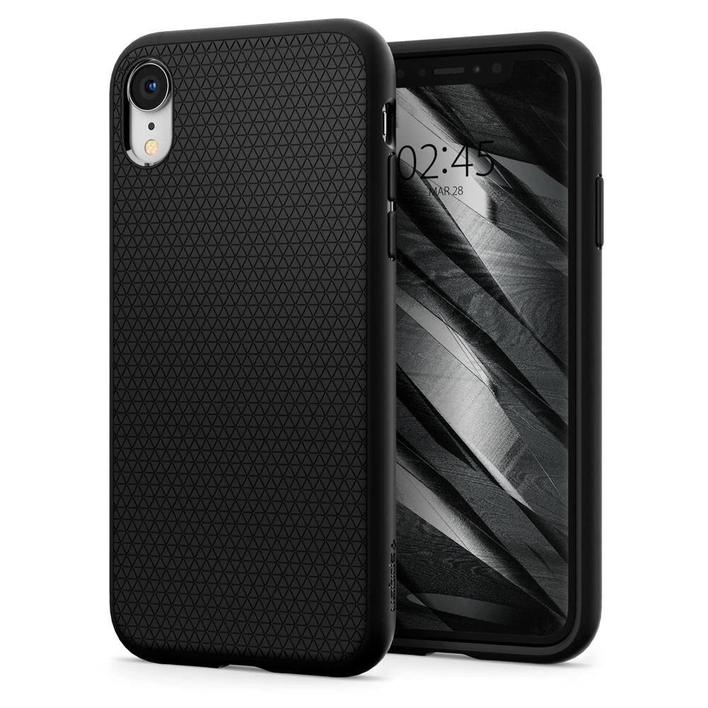 Spigen Liquid Air iPhone XR Case - Matte sort