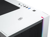 DeepCool Matrexx 55 V3 ADD-RGB WH 3F Midi Tower Sort, Hvid