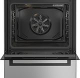 Beko FBM62320SDS Fritstående komfur Elektrisk Gaskomfur Sort, Sølv
