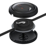Hurtig opladningskabel 3in1 Baseus Free2Draw USB-C til USB-C/Lightning/Micro 100W, 1,1m (sort)