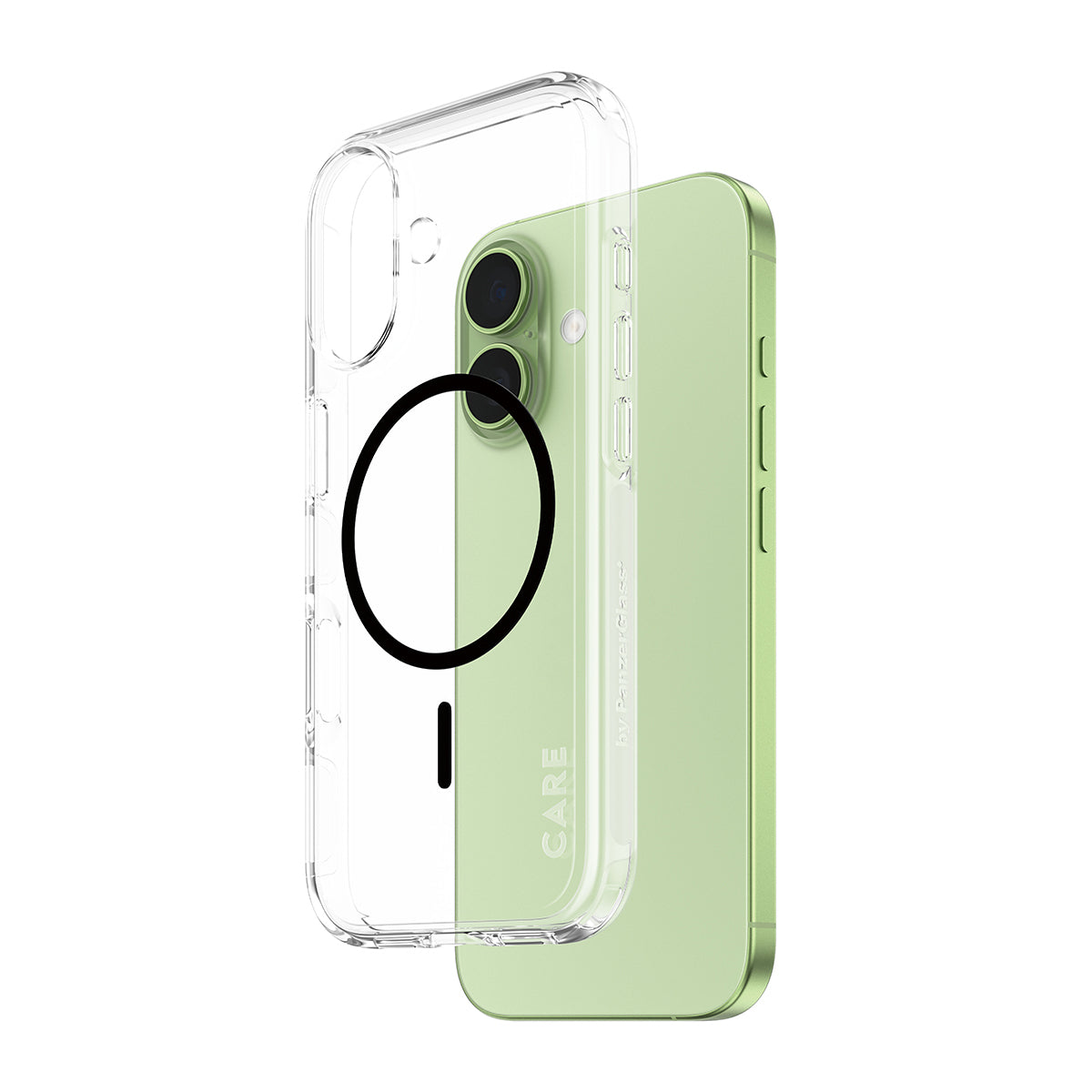PanzerGlass CARE by ® Flagship Case Transparent Urban Explorer m. Sort MagSafe iPhone 17