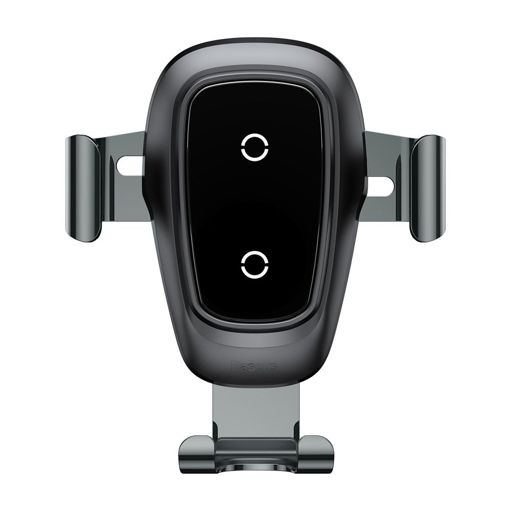 Baseus Metal Gravity Wireless Charger Car Mount Phone Bracket Air Vent Holder Qi Charger black (WXYL-B0A)