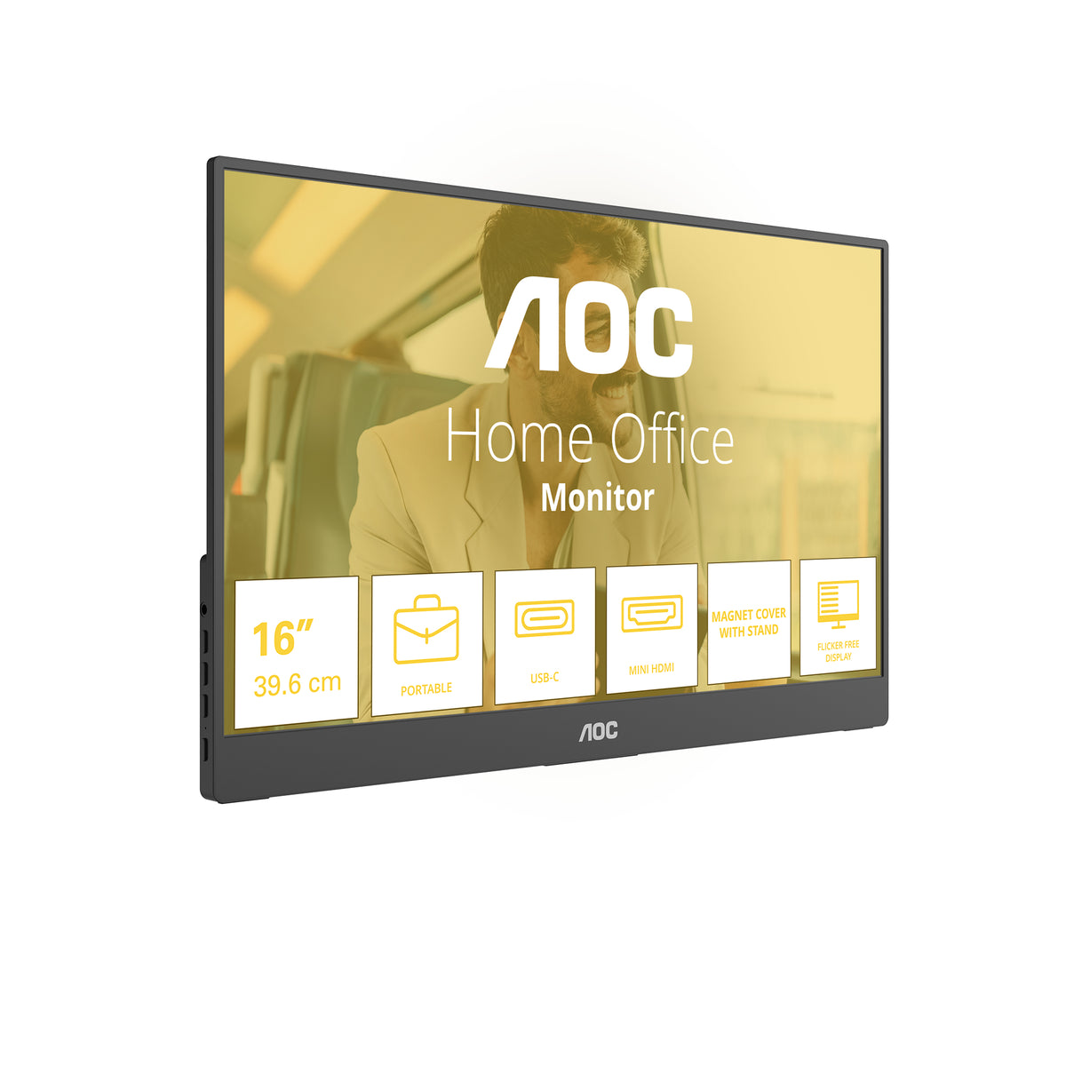 AOC Style-line 16T20E2 16 IPS 1920 x 1080 (Full HD) Mini HDMI USB-C 60Hz