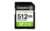 Kingston Technology Canvas Select Plus Gen3 SD 512GB 150 MB/s