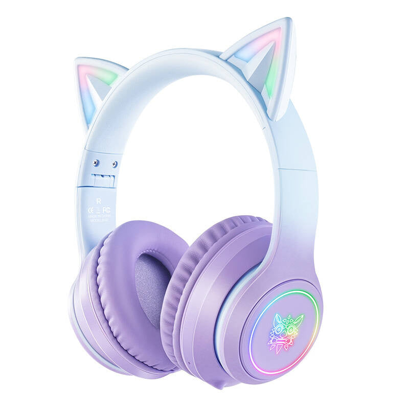 ONIKUMA B90 Gaming headset (blå/lila)