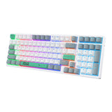 ONIKUMA G38 98 Nøgler USB-kablet mekanisk tastatur Hvid