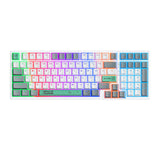 ONIKUMA G38 98 Nøgler USB-kablet mekanisk tastatur Hvid
