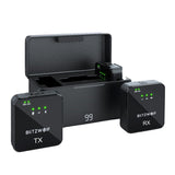 BlitzWolf trådløs mikrofon, BW-SX63, 1000mAh (sort)