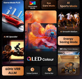 Hisense 65E7Q 165,1 cm (65") 4K Ultra HD Smart TV Wi-Fi Sort
