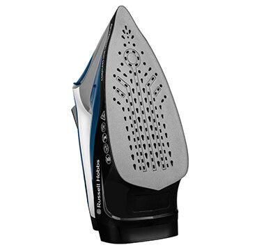 Russell Hobbs Cordless One Temperature Dampstrygejern Keramisk strygesål 2600 W Sort, Blå, Hvid