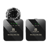 Trådløs Lavalier mikrofon PULUZ 1 TX + 1 RX