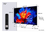 TCL 75P8K QLED 4K Google TV