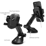 Spigen TS35 Bil Cockpit Telefon Holder - sort