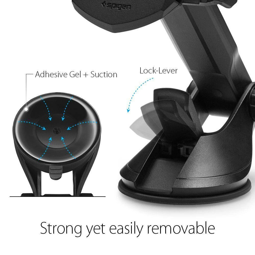 Spigen TS35 Bil Cockpit Telefon Holder - sort
