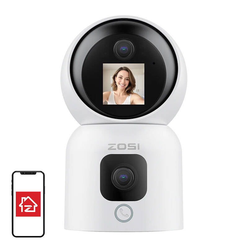 IP Indendørs Kamera ZOSI C528M WiFi 5G Dual 6MP