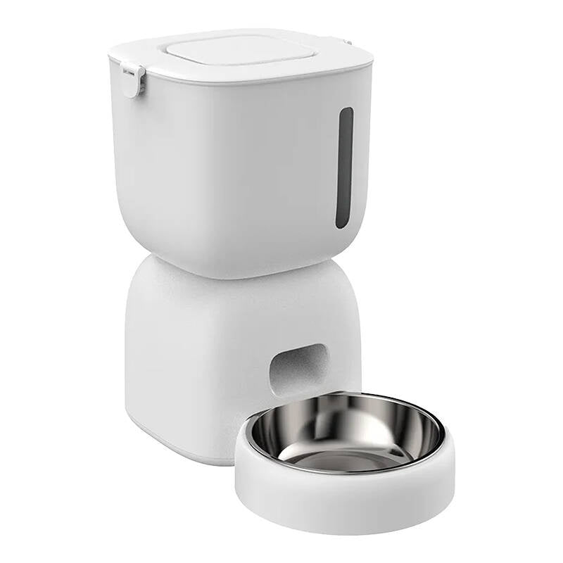 Petwant F14-L ((BAS) Automatisk foder dispenser Wifi hvid